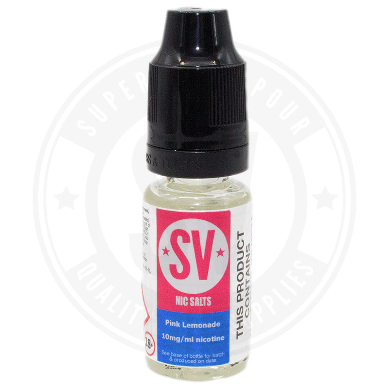 Pink Lemonade Nic Salts E-Liquid 10Ml By Superior Vapour E Liquid