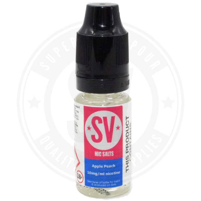 Apple Peach Nic Salts E-Liquid 10Ml By Superior Vapour E Liquid