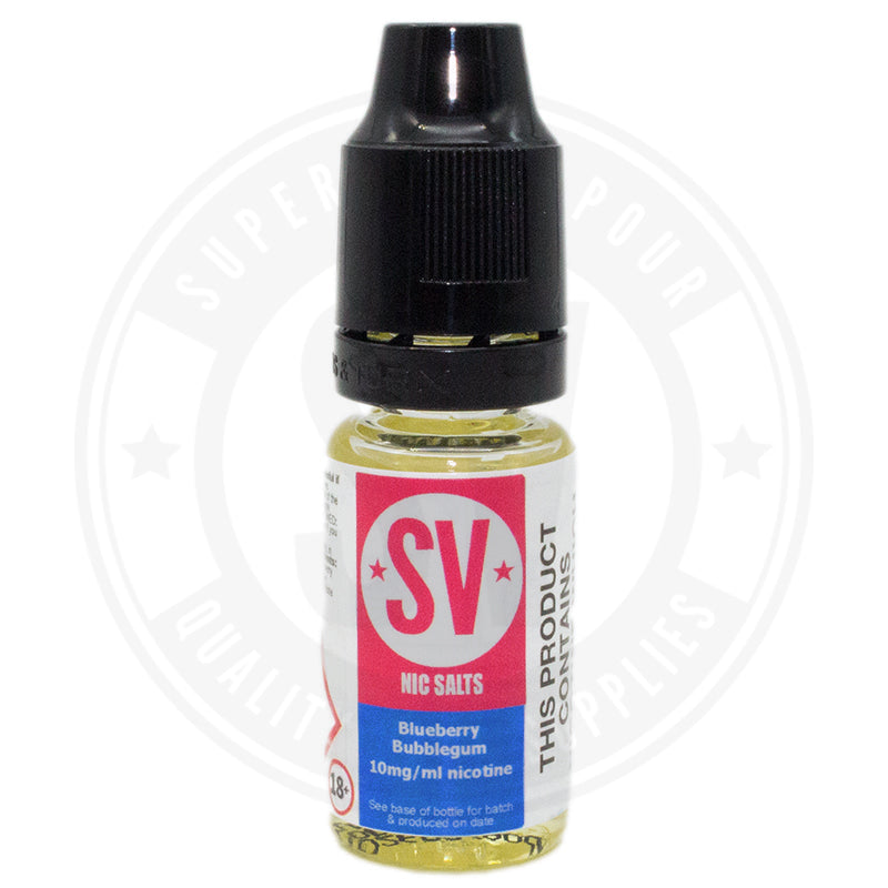 Blueberry Bubblegum Nic Salts E-Liquid 10Ml By Superior Vapour E Liquid