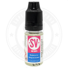 Blueberry Ice Nic Salts E-Liquid 10Ml By Superior Vapour Single Bottle / 10Mg E Liquid