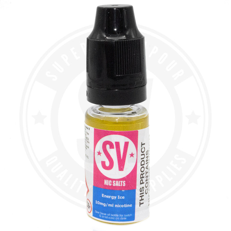 Energy Ice Nic Salts E-Liquid 10Ml By Superior Vapour Single Bottle / 10Mg E Liquid