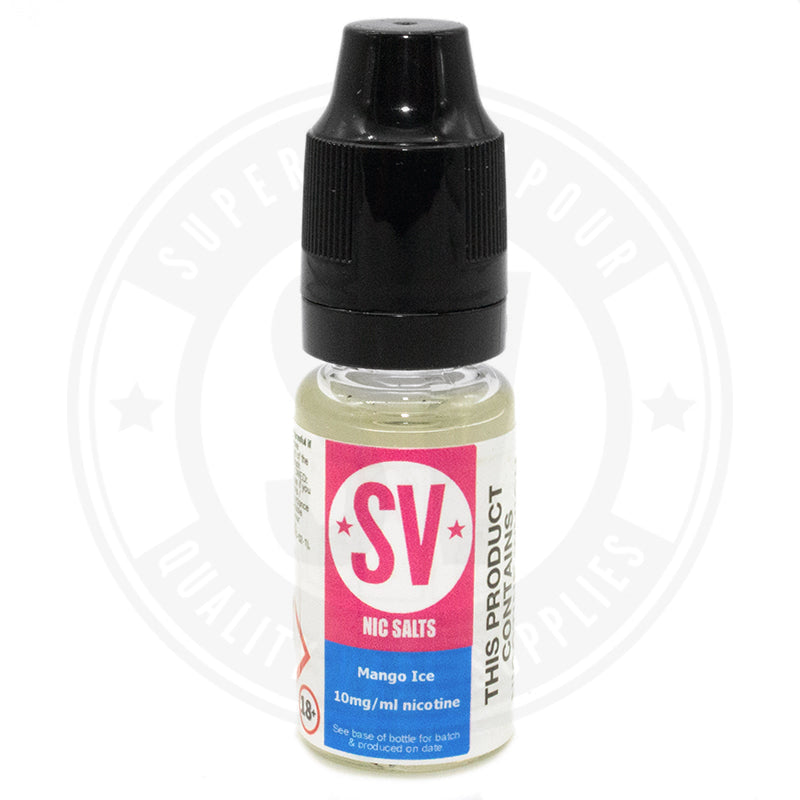 Mango Ice Nic Salts E-Liquid 10Ml By Superior Vapour Single Bottle / 10Mg E Liquid