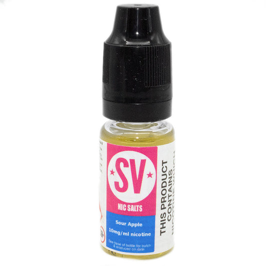 Sour Apple Nic Salts E-Liquid 10Ml By Superior Vapour Single Bottle / 10Mg E Liquid