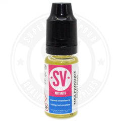 Sweet Strawberry Nic Salts E-Liquid 10Ml By Superior Vapour Single Bottle / 10Mg E Liquid